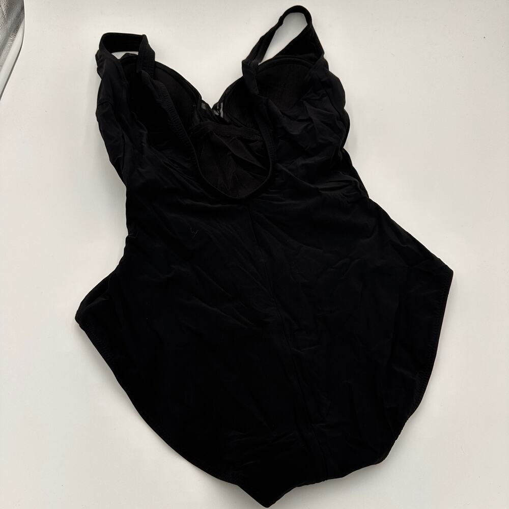 Gottex Black Wrap Swimsuit One Piece Size 16 - Picture 5 of 11